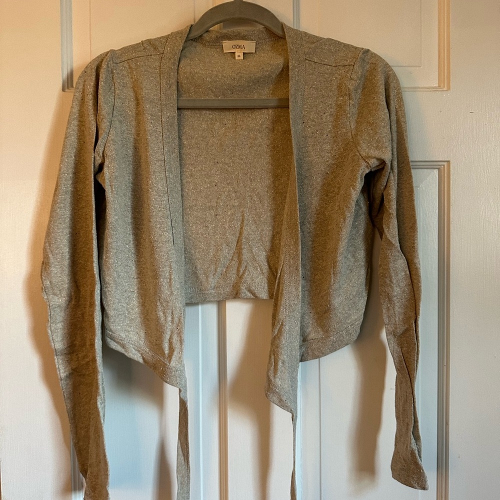 OZMA silk wrap top